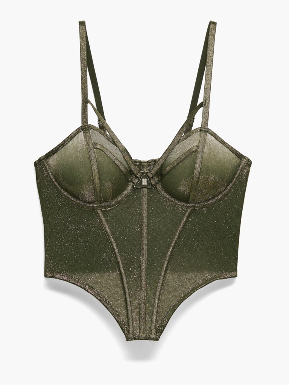 Savage X Fenty GOING PLATINUM MESH BUSTIER